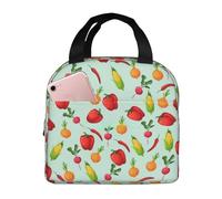 WOPQS Beau sac à déjeuner à motif de papillons - Sac à bento portable pour adultes - Isotherme - Étanche