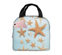 WOPQS Beau sac à déjeuner d'été maritime en 3D, sac à bento portable pour adultes, boîte à déjeuner, bureau, isolé, étanche