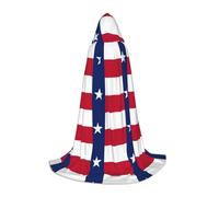 WOPQS Cape à capuche drapeau de l'État du Texas pour adolescents Carnaval Halloween Magicien Costume