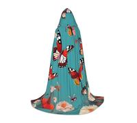 WOPQS Cape à capuche pour adolescent, carnaval, Halloween, magicien