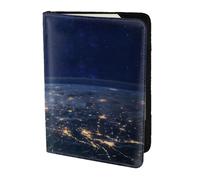 WOPQS Étui de passeport View of Earth - 14 cm - Accessoires de voyage