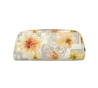 WOPQS Jaune clair Fleur Crayon Sac Boîte Organisateur Crayon Pochette Esthétique Livraison Étui-Stylo Multifonction, Or, Taille Unique, Sac Organisateur, golden/e, One size, Organiseur de sac