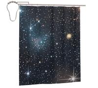 WOPQS Rideau de douche constellation amas d'étoiles galaxies 152,4 x 182,9 cm fournitures de salle de bain usage quotidien maison basique décoration d'intérieur