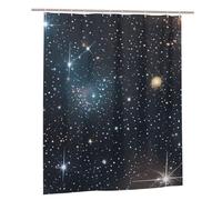 WOPQS Rideau de douche constellation amas d'étoiles galaxies 152,4 x 182,9 cm fournitures de salle de bain usage quotidien maison basique décoration d'intérieur