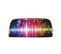 WOPQS Trousse à crayons musicale - Organiseur - Trousse à crayons - Esthétique - Multifonctionnel, Argenté., Taille unique, Organiseur de sac