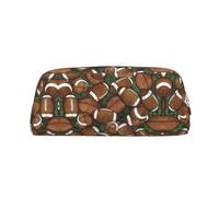 WOPQS Trousse à crayons verte avec motif de football - Trousse à crayons - Esthétique - Multifonctionnelle, doré, Taille unique, Organiseur de sac