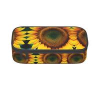 WOPQS You are My Sunshine Trousse à crayons multifonction Motif tournesol Grande capacité, Noir , Taille unique, Organiseur de sac