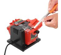 WOQLIBE Station d'affûtage universelle, 96 W 1350 tr/min, ponceuse à outils multifonctions, affûteuse électrique pour ciseaux, burins et forets