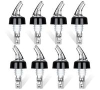 worahroe 8 pièces Becs Verseurs 2 cl, bouchon verseur doseur pour bouteilles, avec fonction stop, Auto Doseurs, distributeur de boissons, spiritueux, Becs distributeur pour vin, cocktail, maison, bar