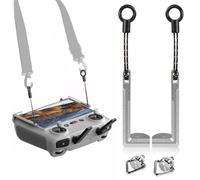 Worahroe Sangles Fixations en Métal pour DJI RC Télécommande, Support Ergonomique pour Mini 4K/4 Pro/Air 3S/Mini 3/Mavic 3 Drone, Support D'écran Stable