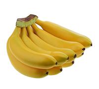 Woration Réaliste Lifelike Artificielle Banane Grappe Simulation Fruit Décoration Fausse Aliments Modèle Affichage Cuisine Mariage Maison Parti Décor r - 9 Têtes