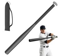 WoRaum Batte de baseball - Batte de baseball légère en aluminium avec poignée antidérapante, construction robuste, sac de transport inclus - Idéal pour l'entraînement et les loisirs - Noir