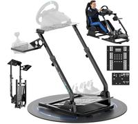 WoRaum Support Volant Course Réglable 56-78cm Pliable Noir (Modèle - 210)
