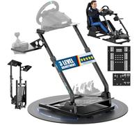 WoRaum Support Volant Course Réglable 56-78cm Pliable Noir (Modèle - 210BY)