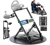 WoRaum Support Volant Course Réglable 65-80cm Pliable Noir (Modèle - 908)