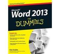 Word 2013 For Dummies by Gookin & Dan Coeur dAlene & Idaho Dan Gookin (Auteur)
