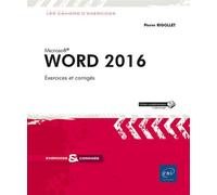 Word 2016 Exercices et corrigés - Pierre Rigollet - Eni Editions - broché - Guide