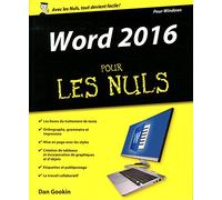 Word 2016 pour les Nuls