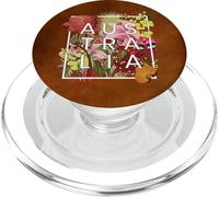 Word Art Flowers of Australia - Australian Pride PopSockets PopGrip pour MagSafe