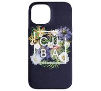 Word Art Flowers of Cuba - Cuban Pride Coque pour iPhone 15