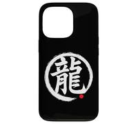 Word Art japonais "Dragon" Pinceau Coque pour iPhone 13 Pro