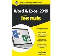Word et Excel 2019 Poche Pour les Nuls Greg Harvey (Auteur), Dan Gookin (Auteur)