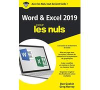 Word et Excel 2019 pour les Nuls : utiliser office 365: |word, excel, powerpoint, outlook