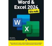Word et Excel 2024 pour les Nuls Dan Gookin (Auteur), Greg Harvey (Auteur)