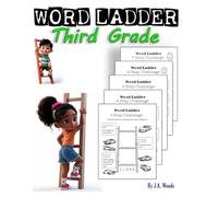 Word Ladder Third Grade: Great for off-screen fun for kids - Ready-to-use lessons in reading, vocabulary, spelling, and phonics.