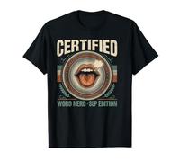 Word Nerd SLP Edition Pathologie de la Parole T-Shirt Graphique avec Valeur
