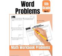 Word Problem 5th Grade: Math Workbook Problems Age 11