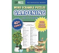 Word Scramble Puzzles: Over 2000 Gardening Themed Anagram Style Unscrambles.