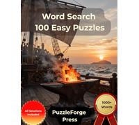 Word Search - 100 Easy Puzzles: Large Print for Adults and Seniors | Large Format | 1 Puzzle Per Page | Solutions Included | Over 1000 Words | Relaxing Word Search Fun for Quiet Breaks and Gift Ideas