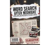 Word Search After Midnight: Advanced Horror Themed Word Search/6x9/50+/Solutions Included