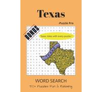 Word Search Book, Cities in Texas: Brain Games for Adults, Seniors, Teens and All. Relaxing Word Search Puzzle Book for Gifts