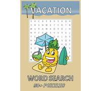 Word Search Book for Vacation: Word Searches with easy to read print about vacation, travelling, beach and more | 6x9 inches, 110 pages | 50+Puzzels... Gift for Vacation , long car rides and Free Time