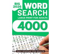 Word Search Books for Adults Large Print: Large Print Puzzles in a Portable 6x9 Pocket Size