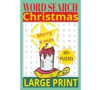 Word Search Christmas Puzzle: Crossword Christmas Book / Large Print / Easy to Read / 6X9 inces
