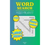 Word Search for Adults Large Print (Themed Puzzles, More than 1000 words) - Puzzle Book for Seniors & Teens - Volume 3 - 2025: Puzzles for fun and relaxation