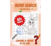 Word Search for Kids Age 4 - 8: Word Searches with Easy to Read Print about Animals, Food, Toys & More | 6x9 inches, 110 Pages | 50+ Puzzles | Let the ... is specially made for young kids ages 4 to 8