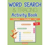 Word Search For Kids Ages 4 to 6: Themed Word Search Activity Book With Tracing Words | Learn New Words, Build Vocabulary & Practice Spelling | With Coloring | For Preschool & Kindergarten