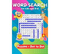 Word search for kids ages 8-12, 50 WORD SEARCH PUZZLES & 50 DOT TO DOT, Activity book, Funny themes, Connect the dot and coloring fun kids,