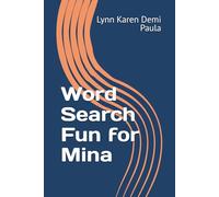 Word Search Fun for Mina: Unwind and Relax with These Entertaining Word Puzzles