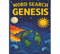 Word Search Genesis: 8.5 X 11 inches word search book from the first book of the Bible: Genesis. There are 15 key words to find for each chapter.