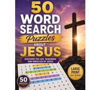 Word search puzzle book about Jesus: 50 puzzles more than 500 words