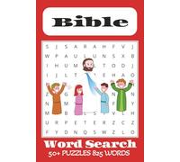 Word Search Puzzle Book Bible Theme: Bible Word Search with Easy-to-Read Print | 50+ Fun Puzzles About Jesus, Faith, Scripture & More | 6x9 inches for ... Relaxation Gift for Vacation and Free Times