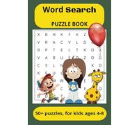 Word Search Puzzle Book for Kids Ages 4-8: Word Search with Easy to Read Print about Home, animals, travelling and More | 6x9 inces, 110 pages | 50+ ... for Vakations, Holidays and Leisure Times
