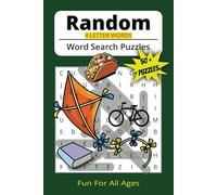 Word Search Puzzle Book: Word search puzzle with easy-to-read print with Random Words and more| 6X9 inches, 110 pages | 50+ Puzzles ... Great Gift for road trips, birthday’s or just passing time!
