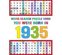 Word Search Puzzle Book: You Were Born In 1935: Relaxing Large Print Word Search Book - Stress Relief for Adults