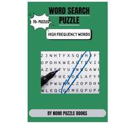 WORD SEARCH PUZZLE (HIGH FREQUENCY WORDS): word search puzzle with easy to read print about different words , niches , seasons and more| 6x9 inches, ... holidays and free time to sharpen mind